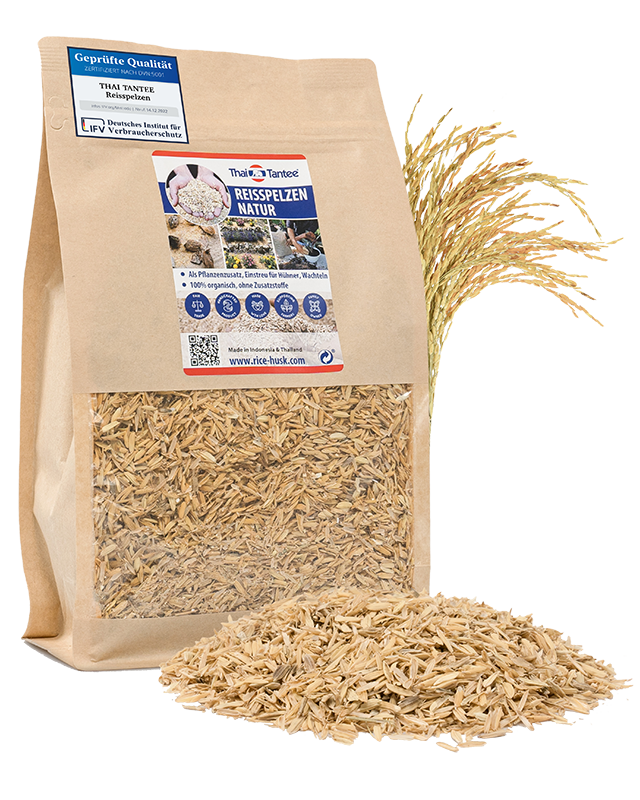 Rice Husk Natur in Product bag